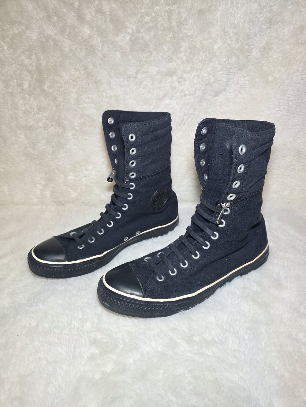 Rare Converse Chuck Taylor XX-Hi Convertible Zip-Off Boots Men 10 / Wmn 12 - Picture 5 of 12